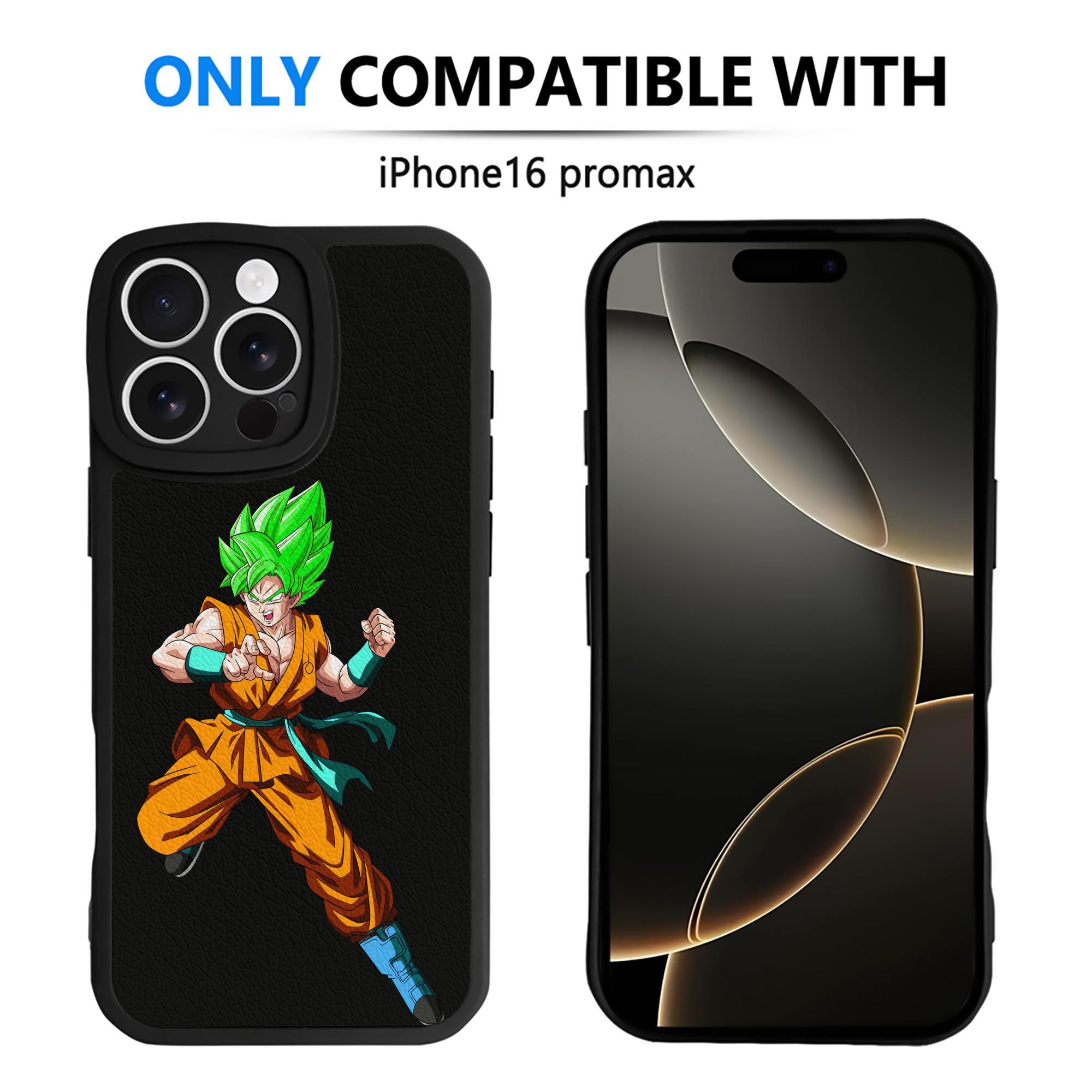 （画像用） ドラゴンボール 孫 悟飯（そんごはん）DRAGON BALL Son Gohan 【iPhone 16シリーズ対応】シリコンスマホケース（レザー調） 材質：シリコン